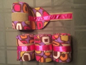 Polo geometrica viola rosa arancione marrone nuova - Foto 1 di 1