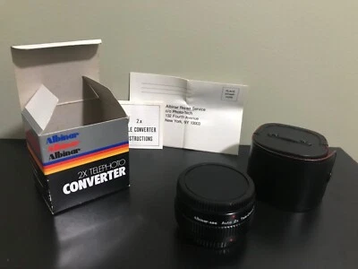 Albinar 2x Auto Telephoto Converter with Case for Canon.  Excellent condition! - Image 1 of 4