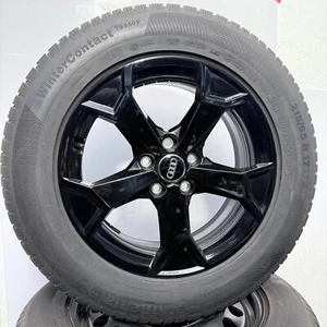 Original Audi Q3 F3 83A 17 Zoll Winterräder Winterreifen schwarz top 7-8mm - Bild 1 von 9