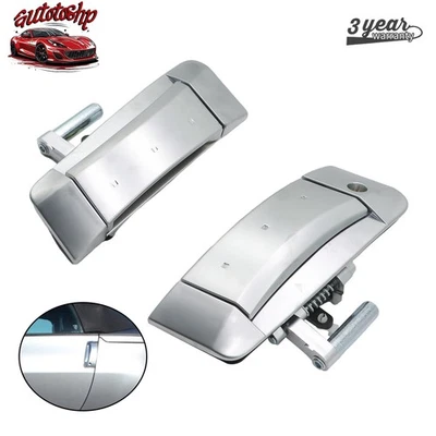 Pair Left/Right Outside Outer Exterior Silver Door Handle For 03-09 Nissan 350Z Foto 1 de 4