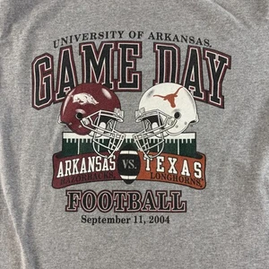 Vintage Arkansas Razorbacks Shirt Herren Large NCAA Football Texas Game Day 2000er - Bild 1 von 9