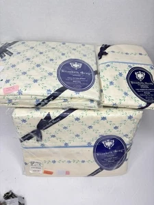 NOS Elizabeth Gray KIM Floral Bed Sheet Set FULL/ STANDARD Cottage Core - Picture 1 of 6