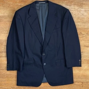 Vintage Herren Ermenegildo Zegna Blazer Gr. 40 S Navy Blau Kammgarn Wolle Sport Mantel - Bild 1 von 6
