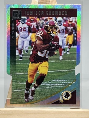 2018 Panini Donruss - Jamison Crowder #289 Press Proof Silver Die-Cut /75 - Image 1 of 3