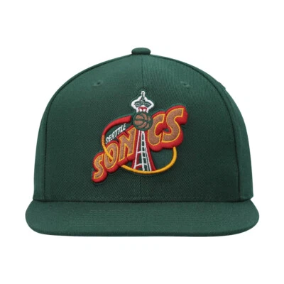 Gorra Mitchell & Ness Seattle Sonics "Team Ground 2.0" Snapback (verde oscuro) Foto 1 de 2