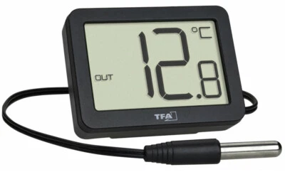 TFA 30.1066.01 innen außen Thermometer Kabelfühler Universalthermometer digital