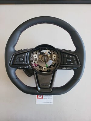 Volante Subaru WRX 2023 cuero rojo costura OEM 300 millas Foto 1 de 4