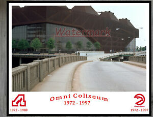 NBA NHL Omni Coliseum Atlanta Georgia Atlanta Flames Atlanta Hawks 8 X 10 Photo