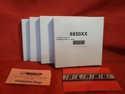 Wiseco Piston Rings 4 Cylinder SET 88.5mm  8850XX - Image 1 of 3