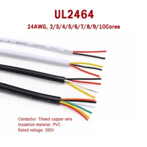 2 3 4 5 6 7 8 9 10 núcleos cable flexible de PVC 24 AWG cable conductor múltiple - Imagen 1 de 6