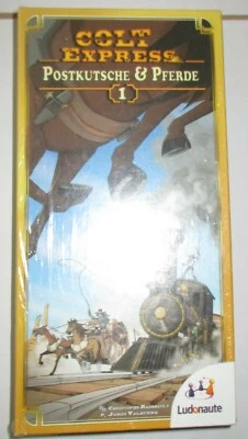 Ludonaute Brettspiel COLT EXPRESS Erweiterung Postkutsche & Pferde NEU OVP - Bild 1 von 2
