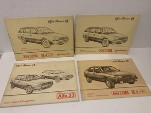 Libretto Di Uso E Manutenzione Modelli Alfa33 Vintage  - Foto 1 di 9