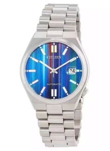 Citizen Tsuyosa Edelstahl Mehrfarbiges Zifferblatt Automatik NJ015153W Herrenuhr - Picture 1 of 3