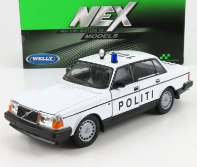 MODELLINO AUTO STATICO VOLVO 240GL DENMARK POLICE 1986 MODELLISMO SCALA 1:24 - Immagine 1 di 4