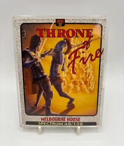 Trono di Fuoco - Sinclair ZX Spectrum 48K/128K Gioco a Cassette - Oggetto Raro - Foto 1 di 3