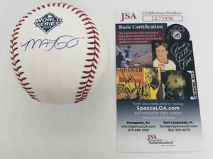 MICHAEL A TAYLOR SIGNED 2019 WORLD SERIES BASEBALL WASHINGTON NATIONALS JSA COA - Picture 1 of 3