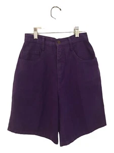 Women Vintage 1990s Purple Denim High Waist LA Blues Mom Jean Shorts 23 waist SM - Picture 1 of 8