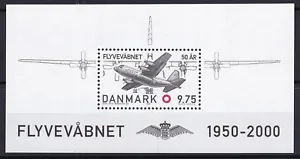 Denmark 2000 Aviation MNH Block - Picture 1 of 1