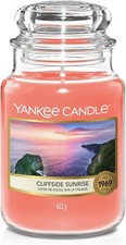 Yankee Candle Candela Profumata In Giara Grande CLIFFSIDE SUNRISE 623 Gr Rosa