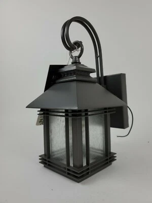 Arandela de parede externa ELK Lighting grafite uma luz 12 polegadas 42305/1 12"×6"×8" - Imagem 1 de 4