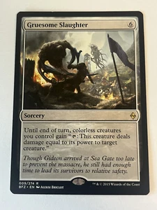 1x MTG - Gruesome Slaughter - Battle For Zendikar - NM - Picture 1 of 2