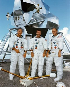 Impresión fotográfica de Apollo 12 Crew 8x10 - Imagen 1 de 1