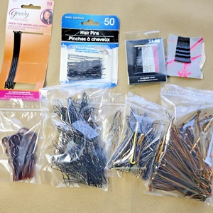 Vintage Lot Over 500! (About 100 New) Bobby Hair Pins Goody, Basic Solutions ETC - Picture 1 of 22