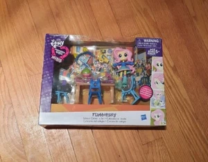 My Little Pony SEALED Equestria Girls Minis FLUTTERSHY School Cafeteria Set NEW - Picture 1 of 4