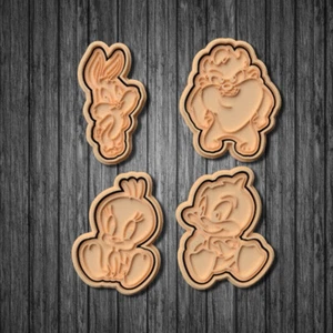 Baby looney tunes set  Formine tagliabiscotti di cookie cutter - Imagen 1 de 2