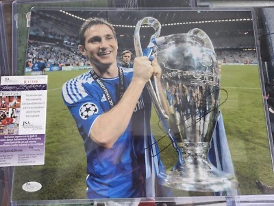 Foto firmada por Frank Lampard 11x14 Chelsea Soccer certificado de autenticidad JSA Foto 1 de 3