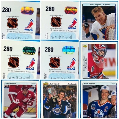You Choose: Upper Deck HOCKEY Hologram Error/Variation 1990-91, 1991-92, 1992-93 - Image 1 of 4