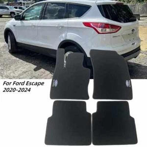 Floor Mats Liners For Ford Escape 2020-2024 All Weather Car Rugs Carpets Black - Foto 1 di 5