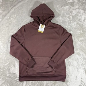 Rocawear Men's Hoodie Small Brown Embroidered Logo Sweater TAGS 3481 - Picture 1 of 9