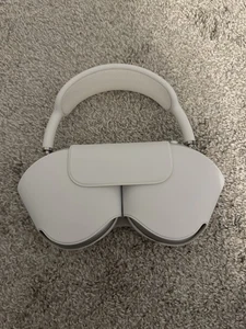 Apple AirPods Max White Over-Ear Headphones Lightly Used Lightning Cable - Photo 1 sur 5