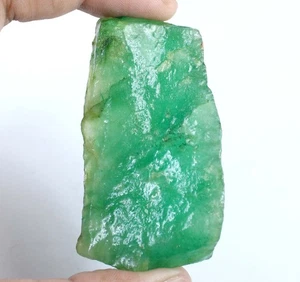 Smeraldo Verde Colombiano 290 Ct Pietra Preziosa Naturale Grado Investimento Grezzo T17244 - Foto 1 di 10