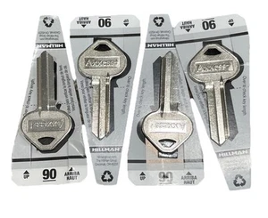 Hillman Axxess+ Key Blanks for House, Office, Locks Key Blanks (4 Pack) 90 - Picture 1 of 2