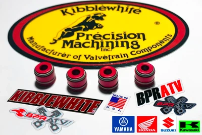 07+ Honda CRF150R CRF 150R Kibblewhite Viton Valve Stem Seals Seal Set of 4 Four - Image 1 of 4