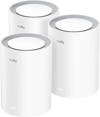 Cudy Dual Band BE3600 WiFi 7 Wi-Fi Mesh System 3.6 Gbps 160 Mhz 3 Pack M3600 - Image 1 of 4