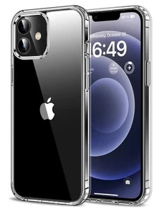 For Iphone 12 / 13 Mini 5.4" Case Clear 2 Pack Non-Yellowing 4' Drop Rated  - Photo 1 sur 6