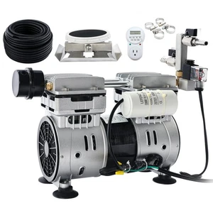750W Teichbelüfter 5,35CFM See Pool Luftpumpe Belüfter Belüftungssystem mit Timer - Bild 1 von 18
