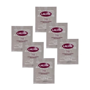 6X Levadura de vino Lalvin 71B-1122 5 g estilos afrutados y nuevos cerveza casera - Imagen 1 de 3