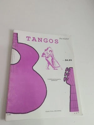 Редкая книга Leon Block Tangos для классической гитары - Изображение 1 из 4
