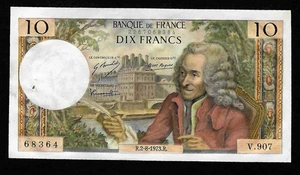 Billet de 10 Francs Voltaire 02/08/1973 SPL ( 062 * ) - Picture 1 of 3