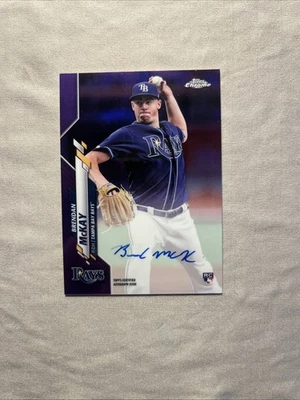 2020 Topps Chrome - Rookie Autographs Brendan McKay #RA-BM Purple Refractor /250 - Image 1 of 2