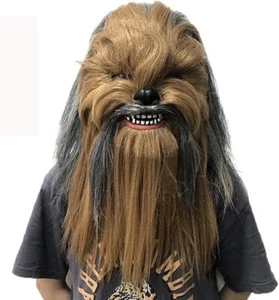 Chewbacca inspired Mask costume Adults Fancy Dress Halloween Cosplay Outfit Wook - Picture 1 of 4