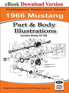 1966 Ford Mustang Part and Body Illustrations (eBook Download) - Picture 1 of 5