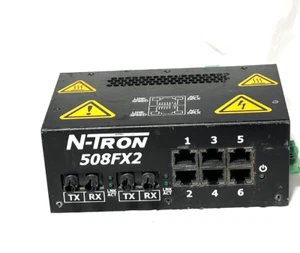 N-TRON 509FX Model No. 508FX2 Ethernet Switch Series USED. - Picture 1 of 5