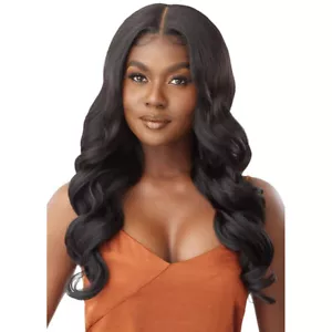 OUTRE HUMAN HAIR BLEND 5X5 LACE CLOSURE WIG - HHB BODY CURL 24" - Picture 1 of 125