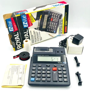 Royal EZVue Calculator HD500 Portable Printing Calculator W/ AC  Adaptor - Picture 1 of 12