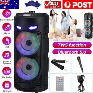 Portable Bluetooth Party Speaker Sub Woofer Heavy Bass Sound System & MIC 3000W - Picture 1 of 11